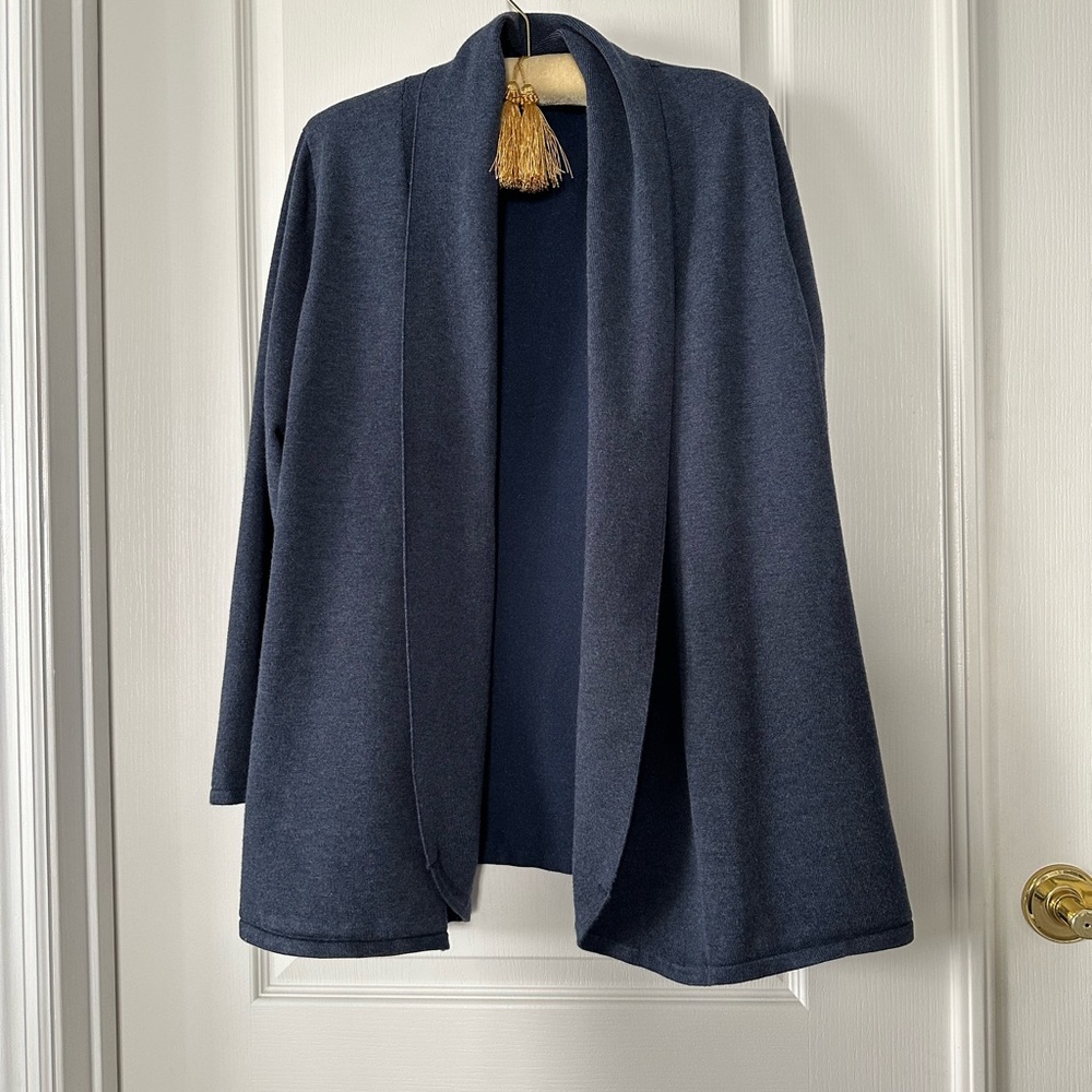 Premise blue wrap sweater 3X